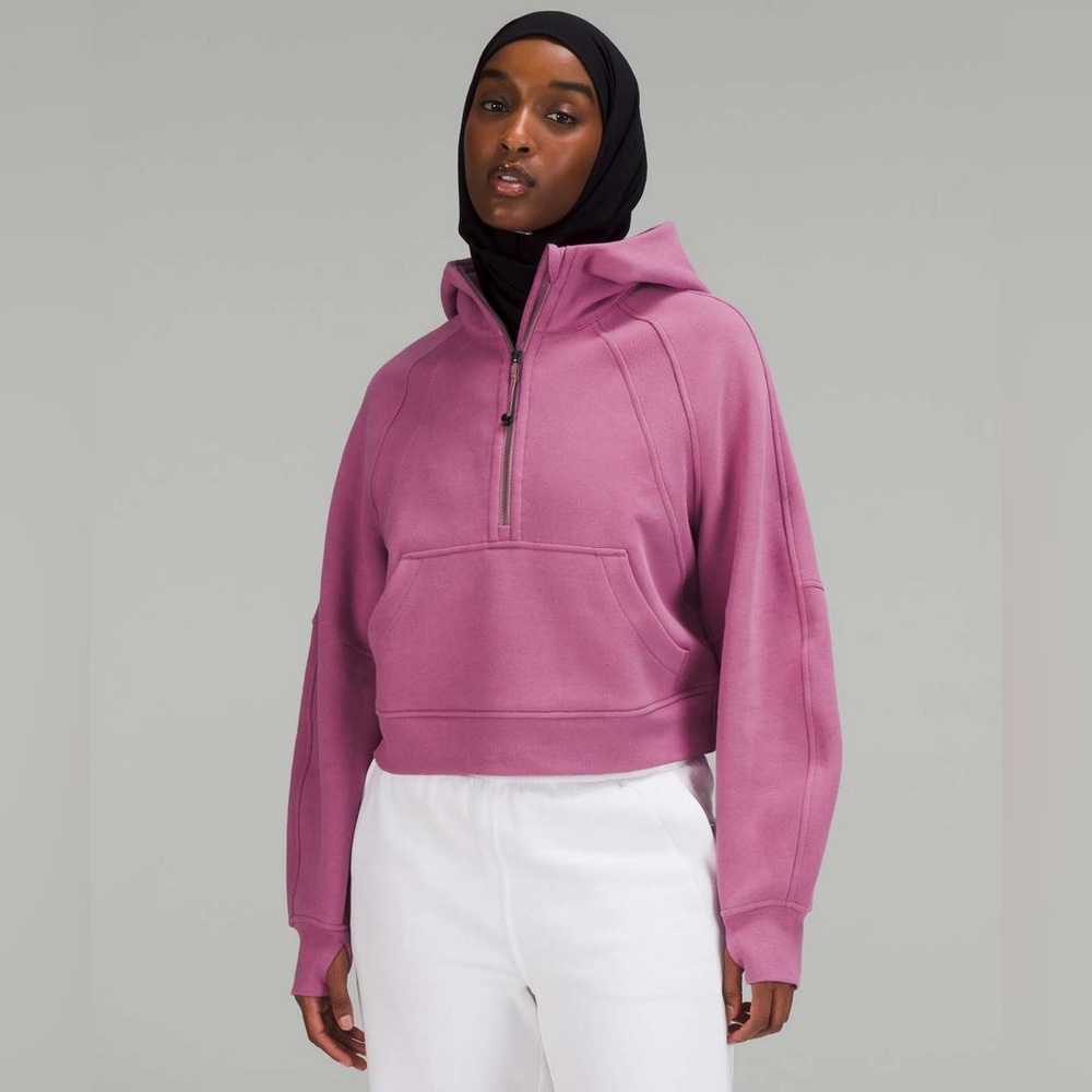 Lululemon Scuba Oversized Half-Zip Hoodie Velvet Dust M/L
